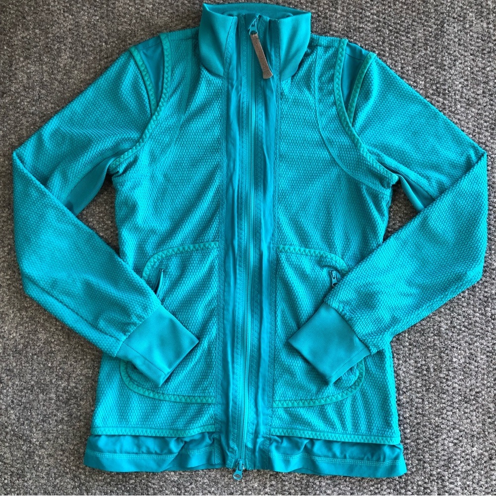 Adidas Stella McCartney size small full zip textured jacket